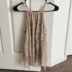 Lace tank top